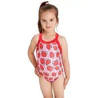 Zoggs Ruffle Crossback Swimsuit Rouge 12 Months Fille