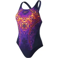 Speedo Gemstoneflash Recordbreaker Swimsuit Bleu UK 28 Femme