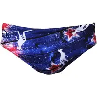 Turbo Australia Wood Swimming Brief Bleu L Homme