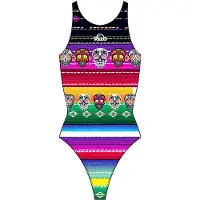 Turbo Poncho Swimsuit Multicolore 3XL Femme