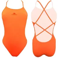 Turbo Patron Sirene Swimsuit Orange 5XL Femme