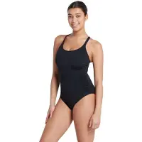 Zoggs Multiway 1 Piece Swimsuit Noir 34 Femme