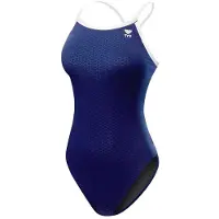 Tyr Durafast Elite Diamondfit Hexa Swimsuit Bleu 6 Years Fille