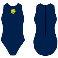 Turbo Basic Waterpolo Swimsuit Bleu 13-14 Years Fille