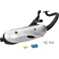 Leovince Sito Yamaha Aerox 50 Kat 04-12 0716 Homologated Full Line System Argenté Homologated