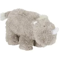 Happy horse Doudou rhinocéros Rufus 22cm - gris - Jouets en peluche
