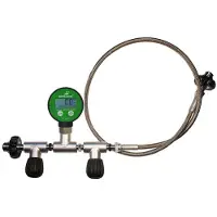 Metalsub Din 200/300 With Flow Control Digital Pg Tank Equalizer Argenté 1 m