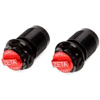 Zeta Gasgas Ec 250 18-19 Ze56-20010 Fork Preload Adjuster Cap 2 Units Argenté