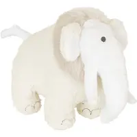Happy horse Mammouth en peluche Milo - écru - 20cm - Jouet doux en peluche