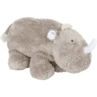 Happy horse Doudou rhinocéros Rufus gris 47cm - Peluche bébé