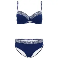 Aquafeel 23795 Bikini Bleu 38 / C Femme
