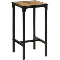 vidaXL Table de bar 60x55x107 cm Bois massif rugueux Mango