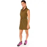 Trangoworld Cameros Sleeveless Dress Marron M Femme