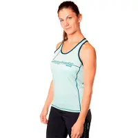 Trangoworld Danxia Sleeveless T-shirt Bleu XL Femme