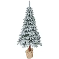 Everlands Arbre de Noël Tora en pin Kaemingk couvert de neige
