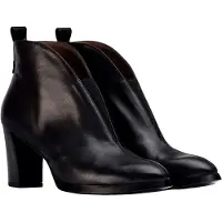 Wonders pour femme. L-1112 Sorrento Leather Ankle Boots noir (41), Cuir, 5 à 8 cm, Aucun, Casuel