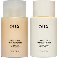 Ouai Medium Shampoo and Conditioner Travel Bundle