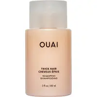 Ouai Shampoo Épais Format Voyage - Shampooing Hydratant avec Kératine, Racine de Guimauve, Beurre de Karité, Huile d'Avocat