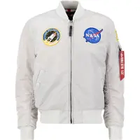 Alpha industries Veste mi-saison 'Nasa' gris clair