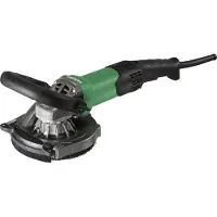 HiKOKI Surfaceuse béton Ø125mm 1900W GM13YWSZ variateur vitesse, antiredém. 6 vitesses var.