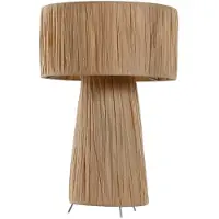 Esprit Lampe de table Home ESPRIT Marron Métal Raphia 50 W 220 V 27 x 27 x 40 cm
