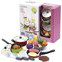 Tachan Set Menage Metallic Kitchen Colors 22 Pieces Multicolore 3-6 Years Enfants