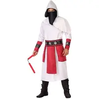Atosa Ninja Costume Blanc M-L Enfants