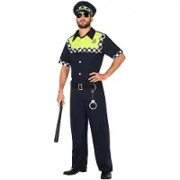 Atosa Local Police Costume Bleu M-L Enfants