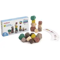 Miniland Eco: Stackable Stones Fsc Doré Enfants