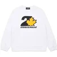 Dsquared2 Kids Dq2469 Sweatshirt Blanc 6 Years Enfants