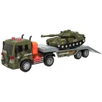 Cb Games Military Portacoches Toy With Speed&go Light And Sound Truck Vert Enfants