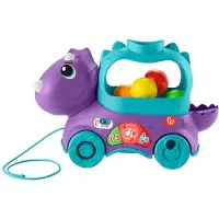 Fisher Price Drag Toy Dinosaur Educational Game Doré Enfants