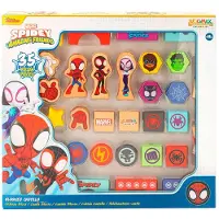 Woomax Spidey Marvel Wood Playset Educational Toy Multicolore Enfants