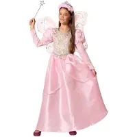 Atosa Fairy Children Costume Rose 5-6 Years Enfants