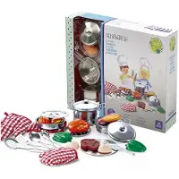 Tachan Stainless Steel Set Of Kitchenware 23 Pieces Multicolore 3-6 Years Enfants