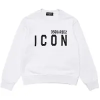Dsquared2 Kids Dq2667 Sweatshirt Blanc 10 Years Enfants