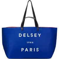 Delsey PARIS sac shopper sac à épaule Croisiere Tote Bag Klein Blue bleu
