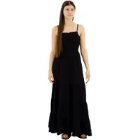 Superdry Smocked Sleeveless Long Dress Vert XL Femme