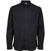 Selected Chemise 'Rick' noir