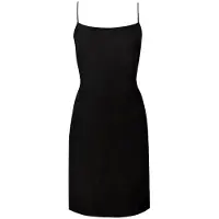 Superdry Studios Cupro Mini Slip Sleeveless Dress Noir XS Femme