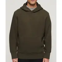Superdry pour homme. M2013518A Sweat-shirt imprimé micrologo vert (XL), Casuel, Coton, Manche longue