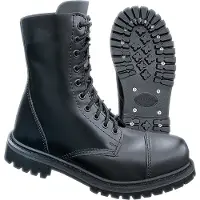 Brandit Bottes de - Phantom 10 Trous - EU38 - EU47 - pour Unisexe - noir - Taille EU 42