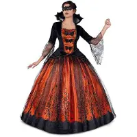 MOM Halloween Queen Costume Orange 2XL Enfants