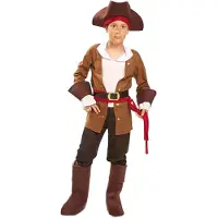 MOM Buccaneer Kids Costume Marron 3-4 Years Enfants