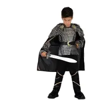 MOM Vikingo Head With Tune Cap Costume Noir 10-12 Years Enfants