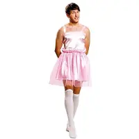 MOM Ballerina Man Costume Rose M-L Enfants