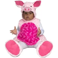 MOM Teddy Pig Kids Costume Rose 12-24 Months Enfants