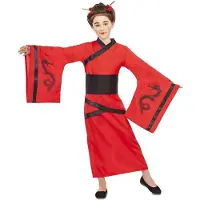 MOM Costume De Fille Dragon Chinoise