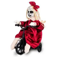 MOM Doll Possessed In Tricycle With Sound And Movement 37x15x22 Cm Rouge Enfants
