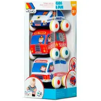 MOLTO Friction 3 Cars Set Clair Enfants